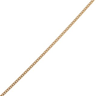 Chaine maille gourmette or jaune