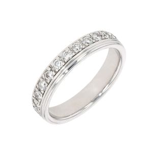 Alliance or gris diamant (s)