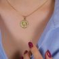médaille or jaune rubis et diamant(s) 