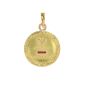 médaille or jaune rubis et diamant(s)