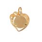 Pendentif or bicolore rubis et diamant(s) 