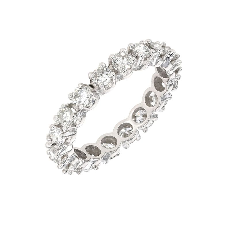 Alliance or gris diamant (s)