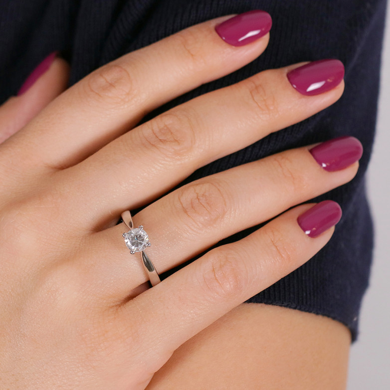 Solitaire diamant 1 carat...