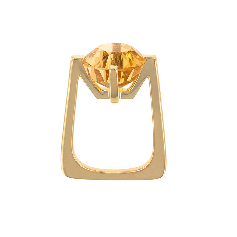 Bague vintage citrine 6.95...