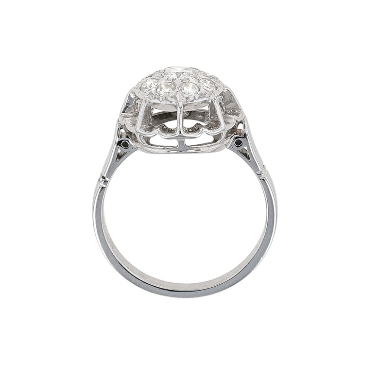 Bague vintage diamants 0.46...