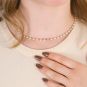 collier perles or jaune 