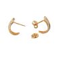 Boucles d'oreilles or jaune saphir et diamant(s) 