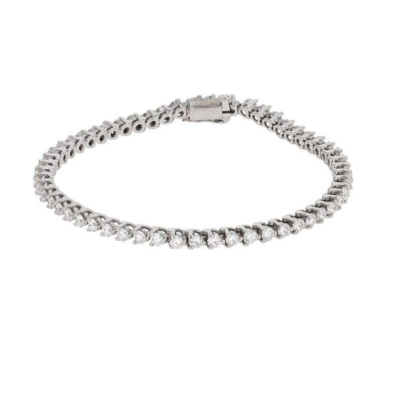 Bracelet or gris diamant (s) 