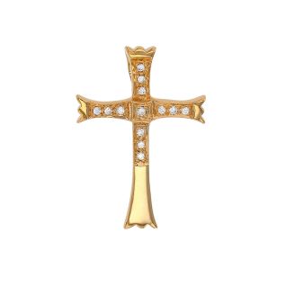 croix or jaune diamant (s) 