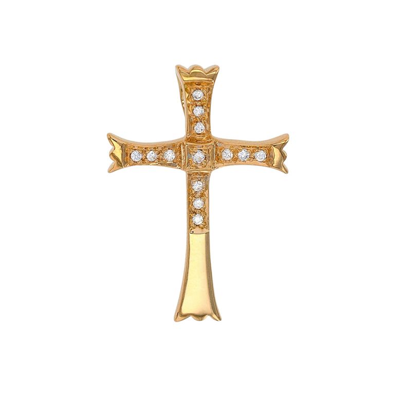 croix or jaune diamant (s) 