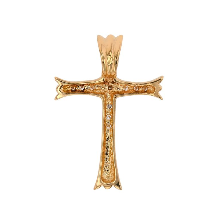 croix or jaune diamant (s) 