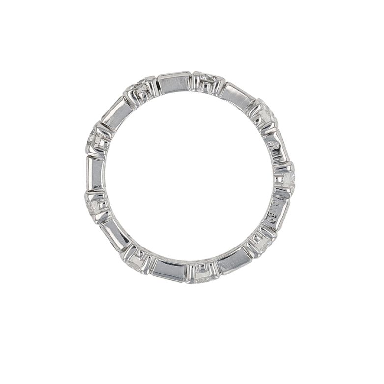 Alliance or gris diamant (s) 