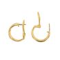Boucles d'oreilles or jaune saphir et diamant(s) 