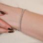 Bracelet or gris diamant (s) 