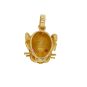 Pendentif or jaune rubis et diamant(s) Vintage 