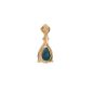 Pendentif or jaune saphir et diamant(s) 