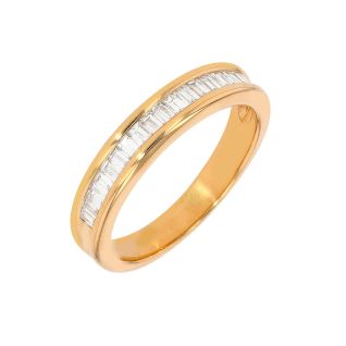 Alliance or jaune diamant (s)