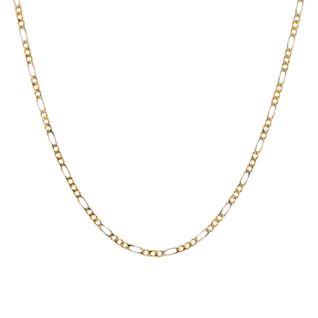 Chaine maille alternée 2 ors