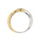 Bague or bicolore diamant (s) 