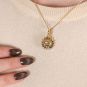 Pendentif or jaune 