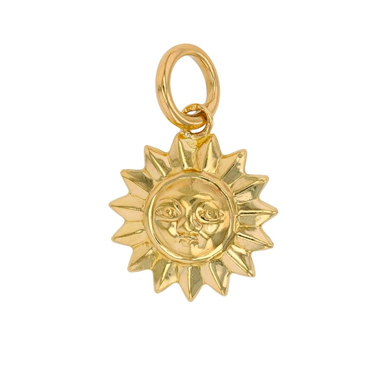Pendentif or jaune 