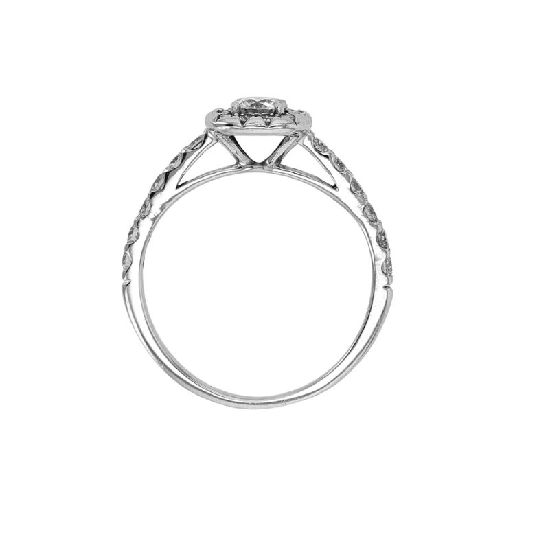 Bague or gris diamant (s) 