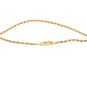 Bracelet maille corde or jaune 