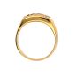 Bague or jaune saphir et diamant(s) 
