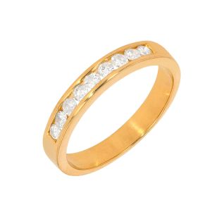 Alliance or jaune diamant (s)
