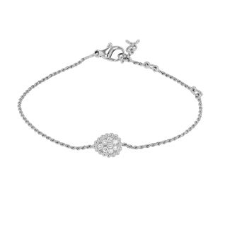 Bracelet or gris diamant (s)