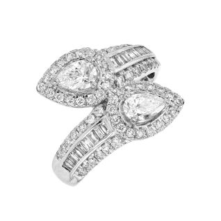 Bague or gris diamant (s)