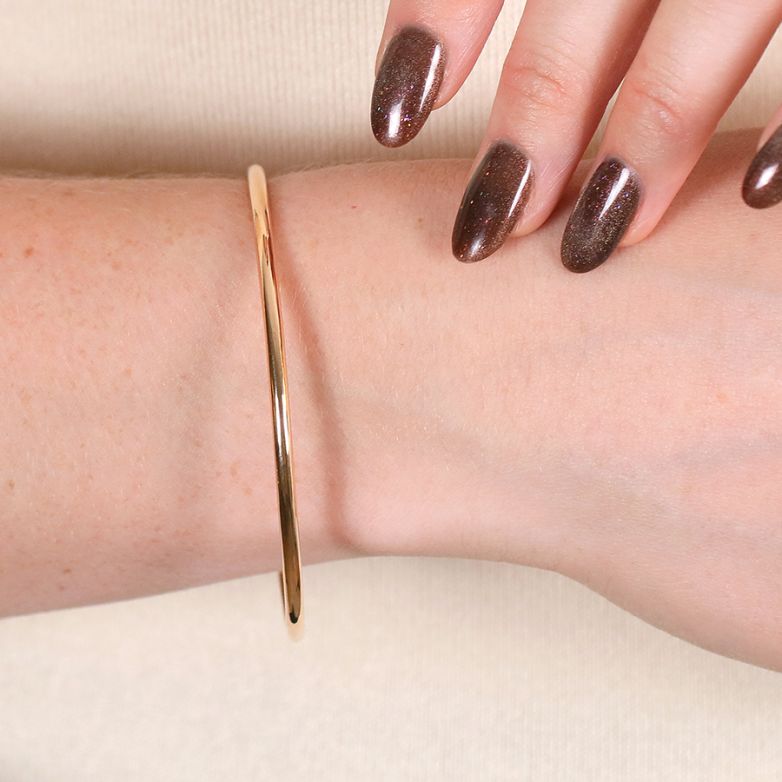 Bracelet Jonc Rigide or jaune 