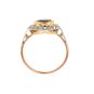 Bague 2 ors saphir et diamant(s) Vintage 