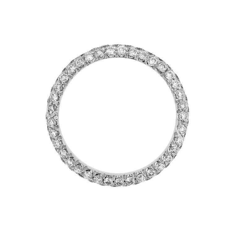 Alliance or gris diamant (s) 
