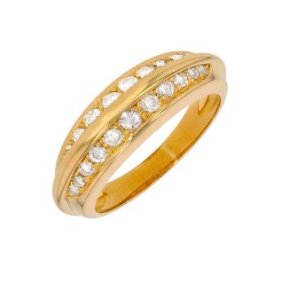 Bague or jaune diamant (s)