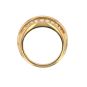 Bague or jaune diamant (s) 