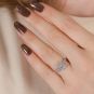 Bague or gris diamant (s) 