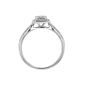 Bague or gris diamant (s) 