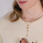 collier or jaune Perle 
