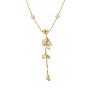 collier or jaune Perle