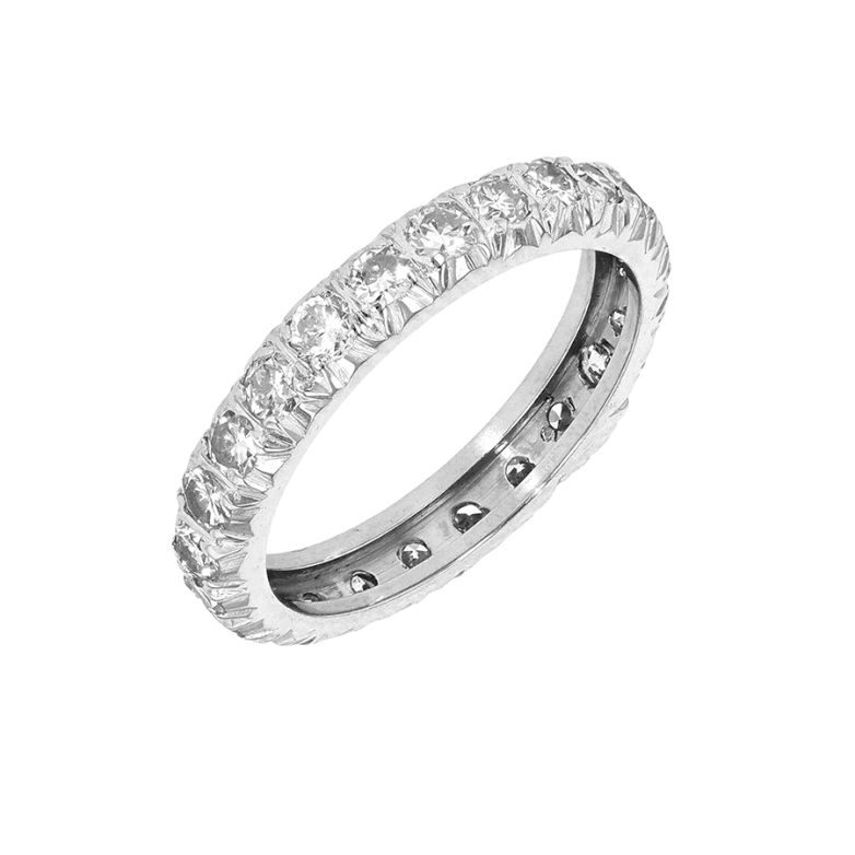 Alliance or gris diamant (s)