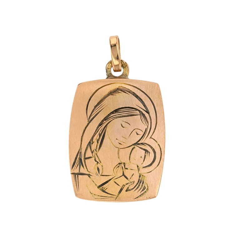 médaille or jaune 