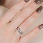 Bague or gris diamant (s) 