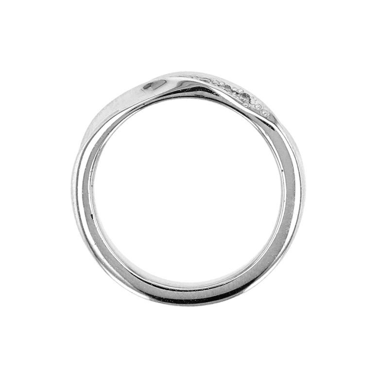 Bague or gris diamant (s) 