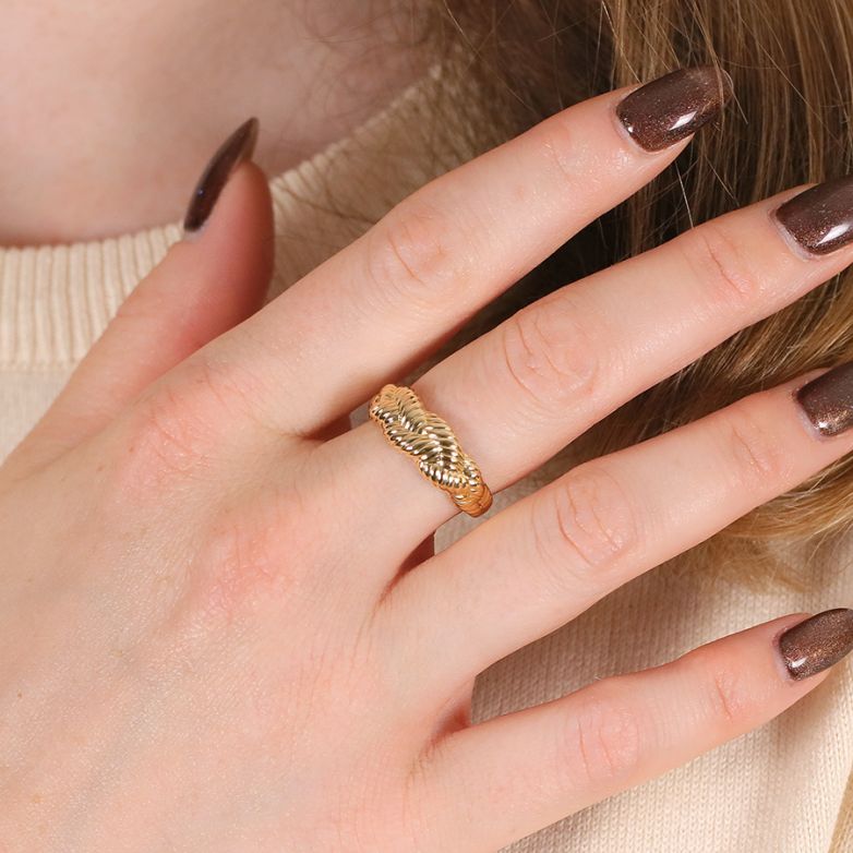 Bague or jaune 