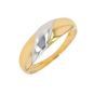 Bague or bicolore