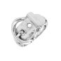 Bague argent signé HERMES MODELE BOUCLE SELLIER