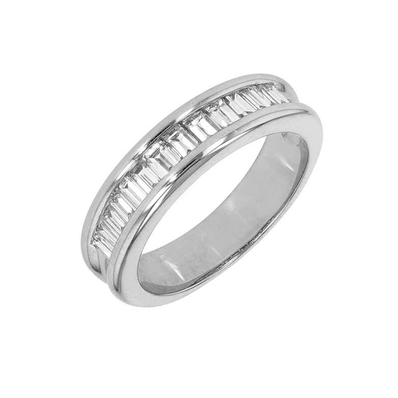 Alliance or gris diamant (s) 