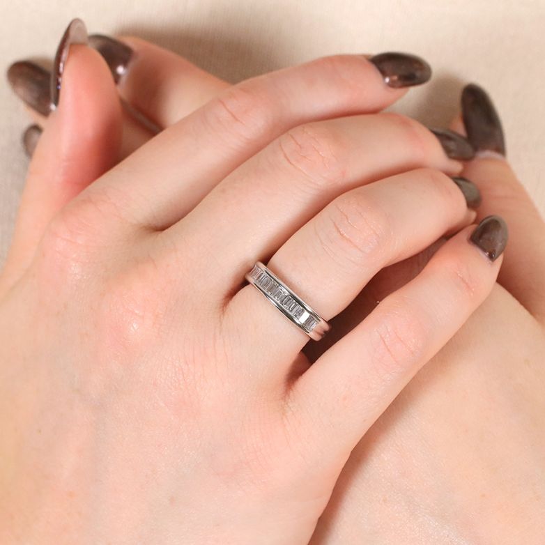 Alliance or gris diamant (s) 