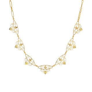 Collier vintage maille...